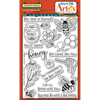 Dare 2B Artzy Sweet as Honey Clear Stamp Set 26456