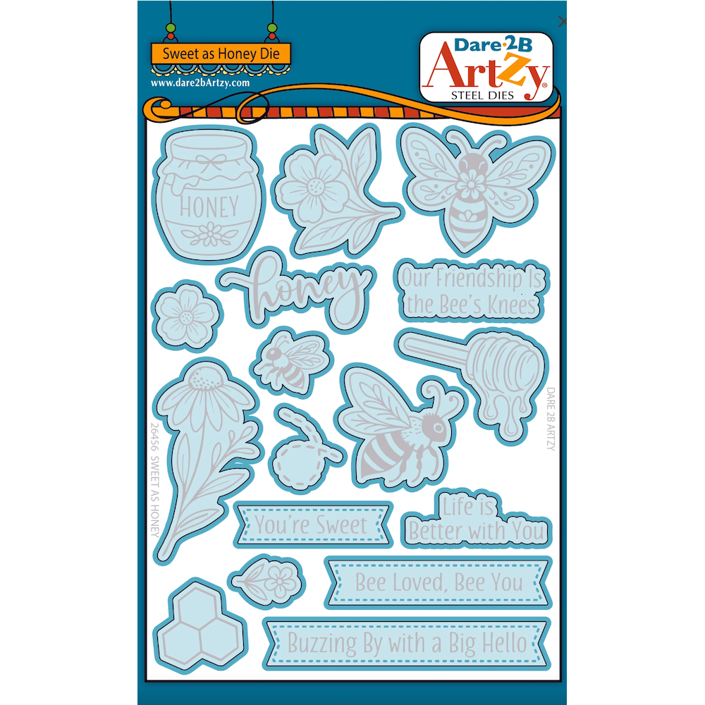 Dare 2B Artzy Sweet as Honey Die Set d298