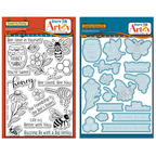 Dare 2B Artzy Sweet as Honey Stamps and Dies Bundle