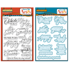 Dare 2B Artzy Thoughtful Greetings Stamps and Dies Bundle