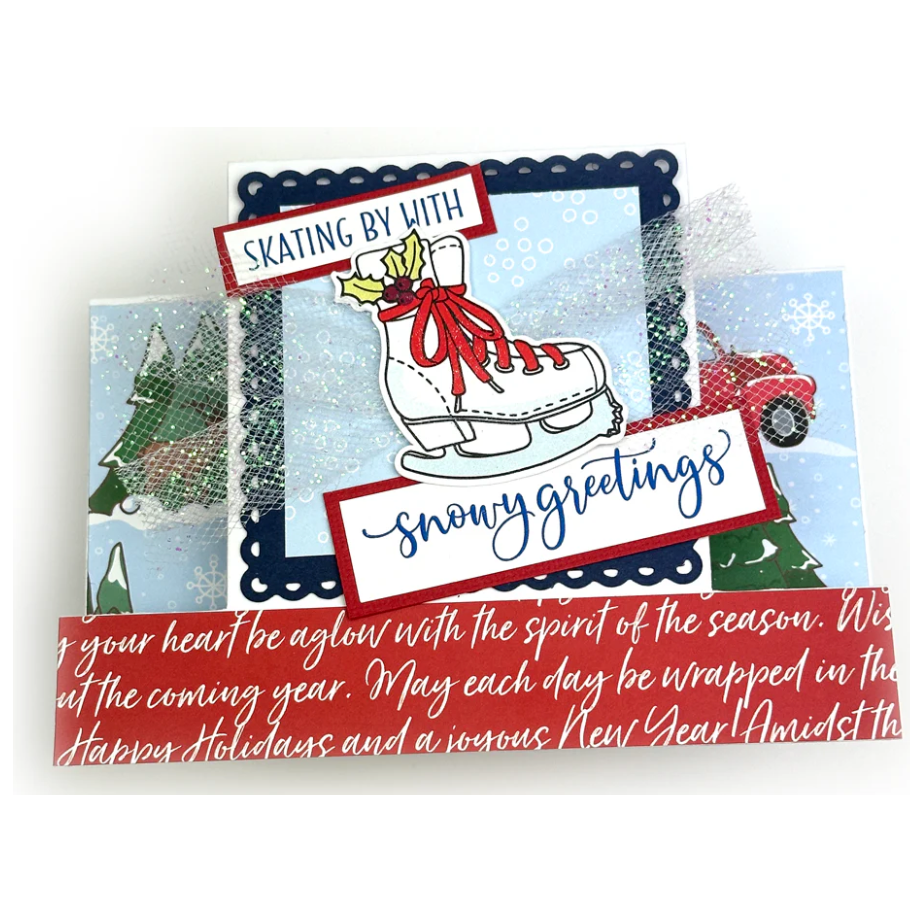 Dare 2B Artzy Winter Wonderland Stamp and Die Bundle