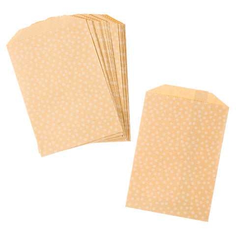 Darice Small Polka Dot Kraft Paper Treat Bags 30030326