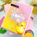 Simon Says Stamp Darling Duckling Wafer Dies s1023 Rain or Shine Easter Card | color-code:ALT08