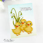 Simon Says Stamp Darling Duckling Wafer Dies s1023 Rain or Shine Birthday Card | color-code:ALT01