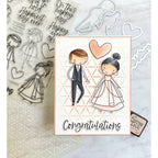 Simon Says Stamp Stencils Dash and Dot 1030st Celebrate Wedding Card | color-code:ALT02