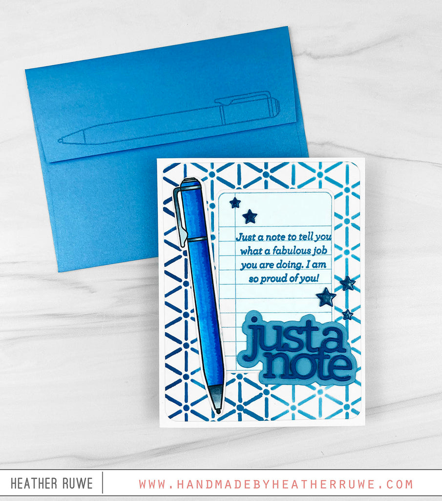 Simon Says Stamp Stencils Dash and Dot 1030st Celebrate Proud of You Card | color-code:ALT05