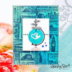Honey Bee Air Mail 3D Embossing Folder hbef-017 It's Time For A New Adventure Card