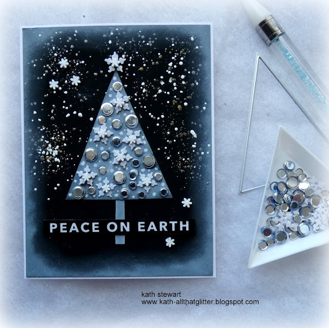Tim Holtz Sizzix STACKED TILES TRIANGLES Thinlits Dies 664748 peace on earth | color-code:ALT01