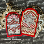 Simon Says Stamp Embossing Folder and Cutting Die Dazzle Snowflakes sfd570 DieCember Christmas Tags