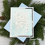 Simon Says Stamp Embossing Folder and Cutting Die Dazzle Snowflakes sfd570 DieCember Christmas Card | color-code:ALT02