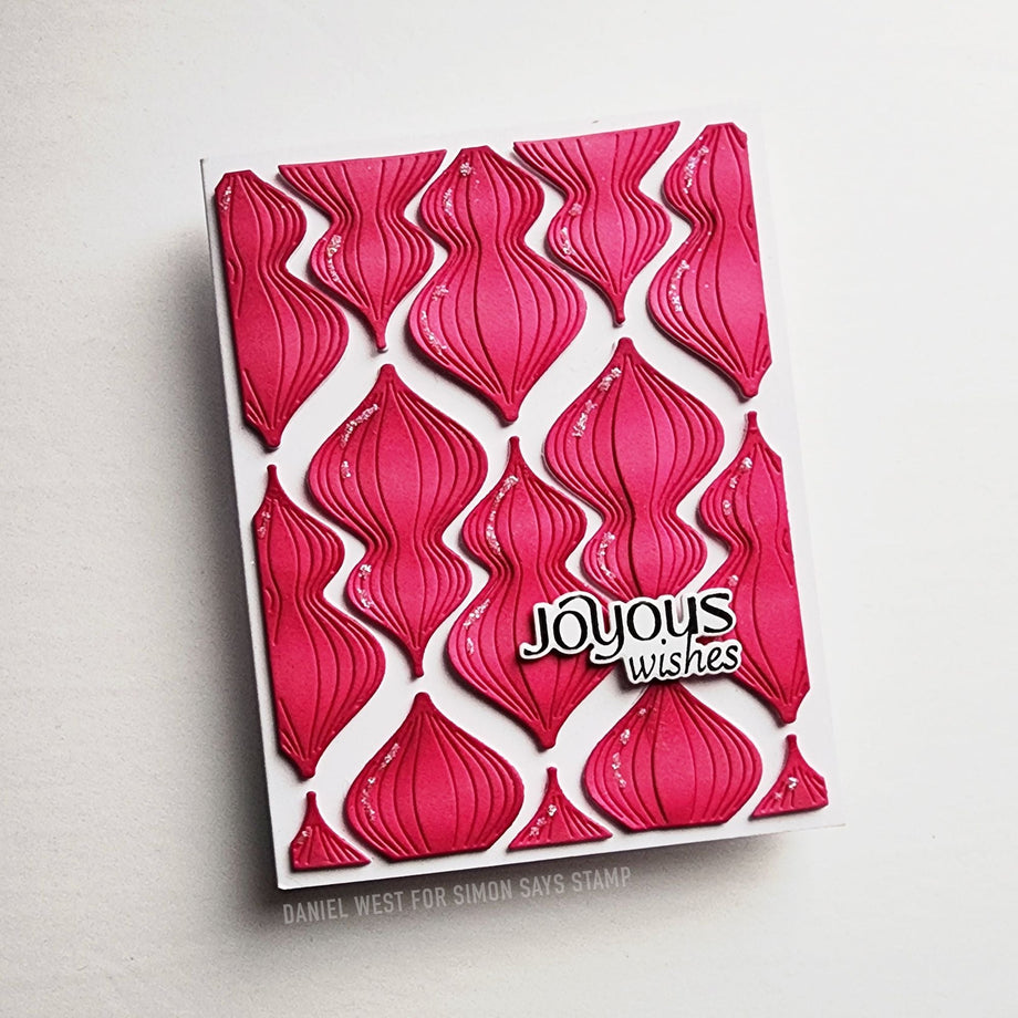 Simon Says Stamp Dazzling Ornament Plate Wafer Dies s864 All The Joy