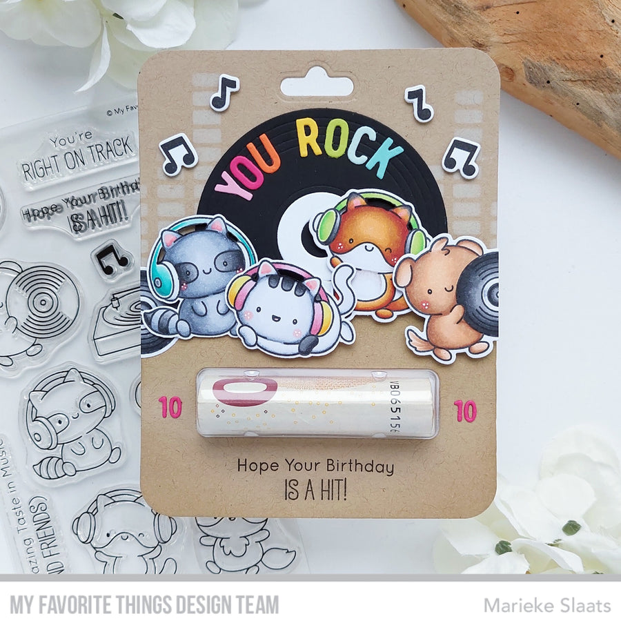My Favorite Things Right on Track Clear Stamps jb025 You Rock | color-code:alt2