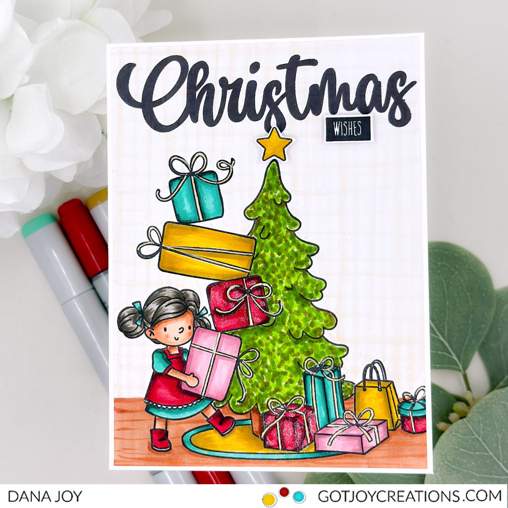 Simon Says Clear Stamps Deck The Halls sss202757c Season Of Wonder Christmas Card