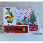 Simon Says Clear Stamps Deck The Halls sss202757c Season Of Wonder Christmas Card