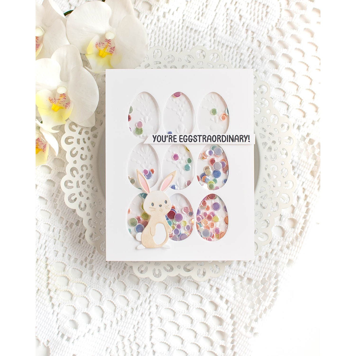 Simon Says Stamp Decorated Eggs Wafer Dies s1008 Favorite Things Easter Card | color-code:ALT04