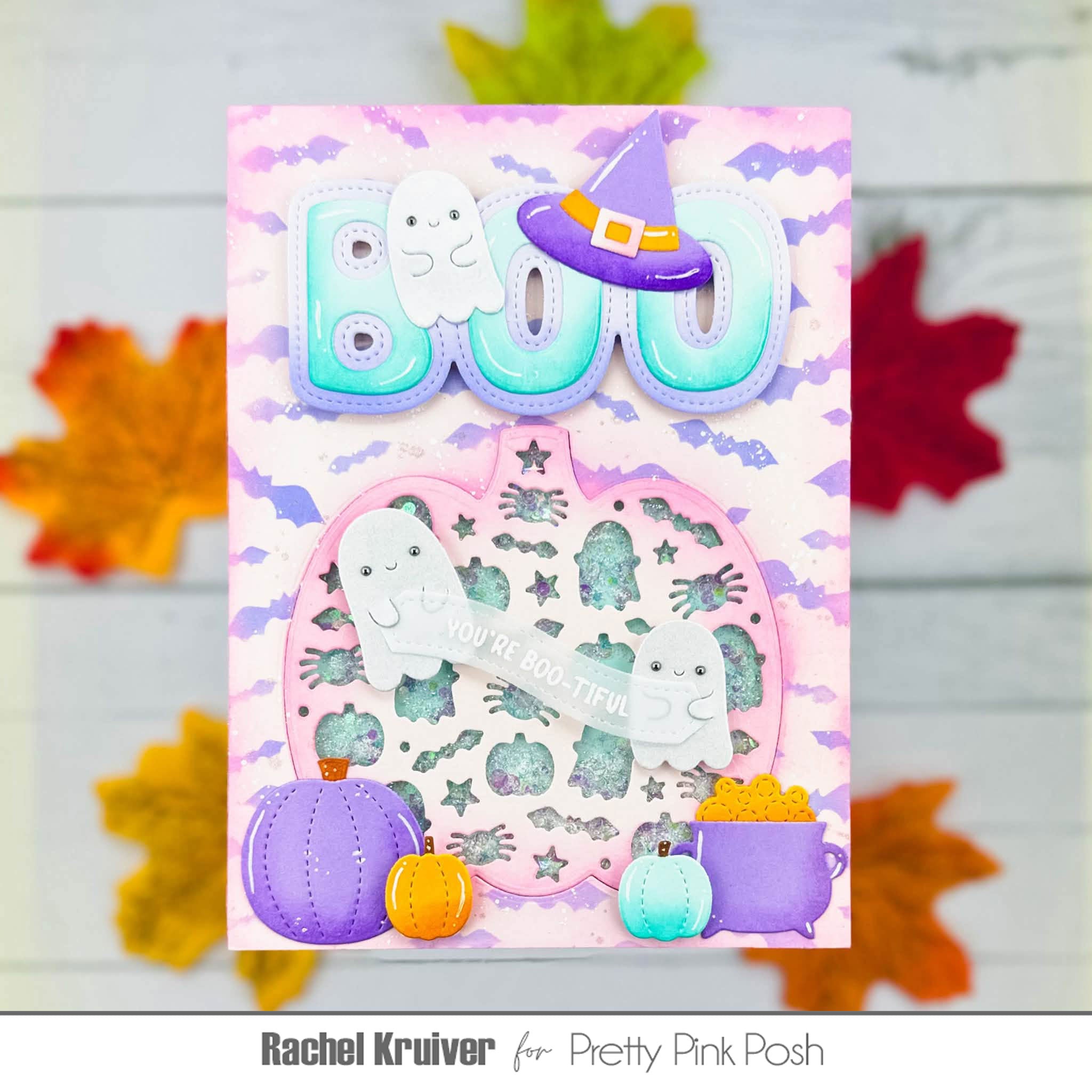 Pretty Pink Posh Banner Greetings 4 Dies