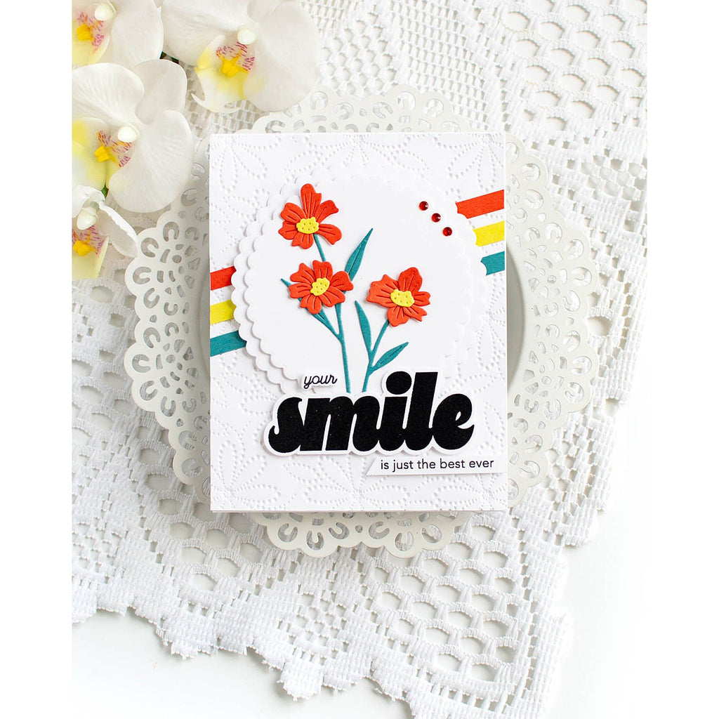 Simon Says Stamp Friend Like You Collection I Want It All Stand Alone Dies set1014sa Delicate Wildflowers