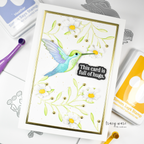 Simon Says Stamp Delicate Wildflowers Wafer Dies s1006 Friend Like You Hugs Card | color-code:ALT04