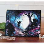 Whimsy Stamps Enchanted Cottage 1 Quick Card Fronts wsqcf-08 fairy