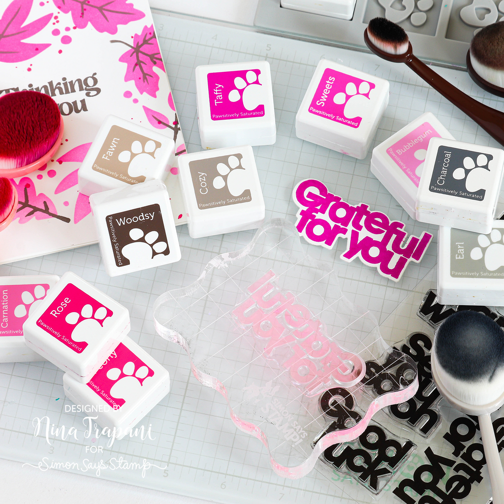 Simon Says Stamp Pawsitively Saturated Ink Cubes Pink Blooms ssc601 Dear Friend | color-code:ALT09
