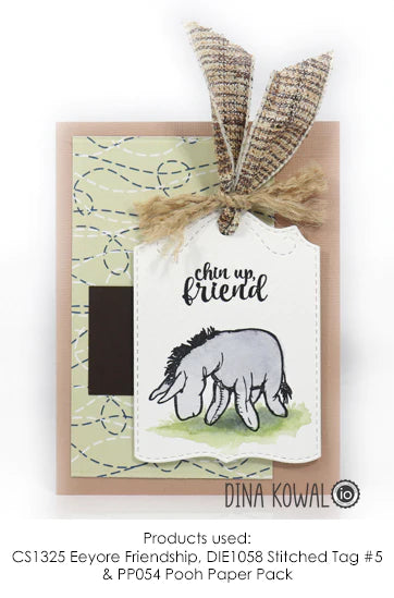 Impression Obsession Eeyore Friendship Clear Stamp Set cs1339 chin up