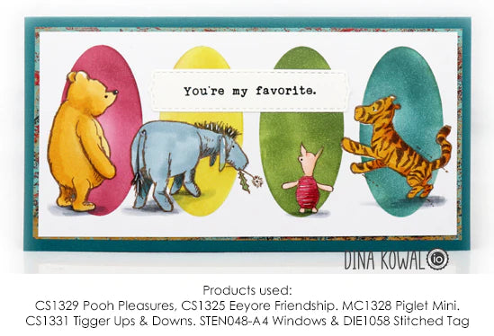 Impression Obsession Eeyore Friendship Clear Stamp Set cs1339 friends