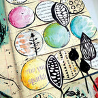 Dina Wakley Bold Botanicals Media Cling Rubber Stamps mdr87755 circles