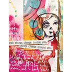 Dina Wakley CIRCLED Media Cling Rubber Stamp MDR81241* change