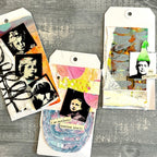 Dina Wakley Pocket Squares Media Cling Rubber Stamps mdr83238* tag