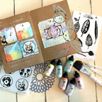 Dina Wakley Ranger 1oz Media Acrylic Paint Bundle Colorful Journaling | color-code:ALT01