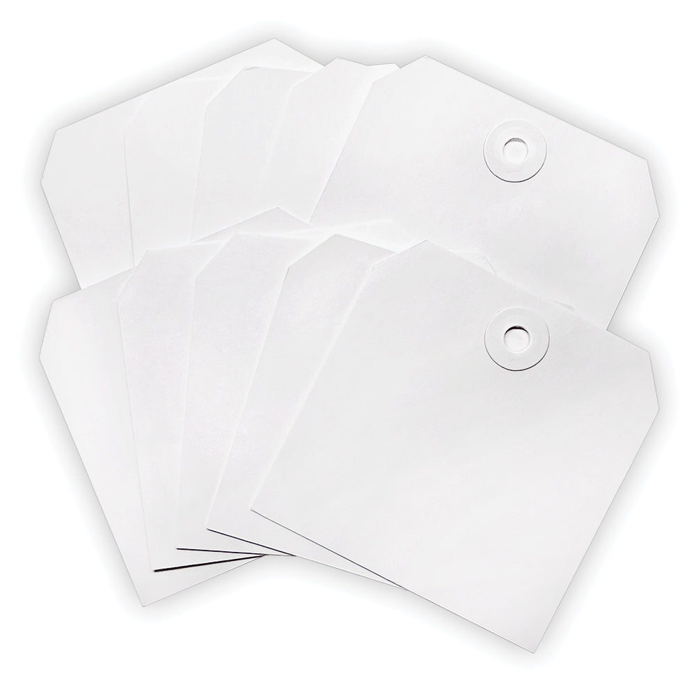 Dina Wakley Ranger 3 Inch Square Tags With Reinforced Holes mda87632 Fanned Out