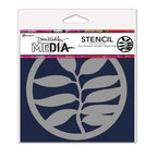 Dina Wakley Ranger A Frond Coaster Media Stencil mds84907