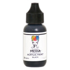 Dina Wakley Ranger Black 1oz Media Acrylic Paint MDQ53941