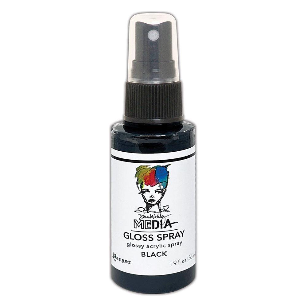 Dina Wakley Ranger Black Media Gloss Spray mdo73659