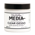 Dina Wakley Ranger Clear Gesso 4 OZ Jar Media MDM46424