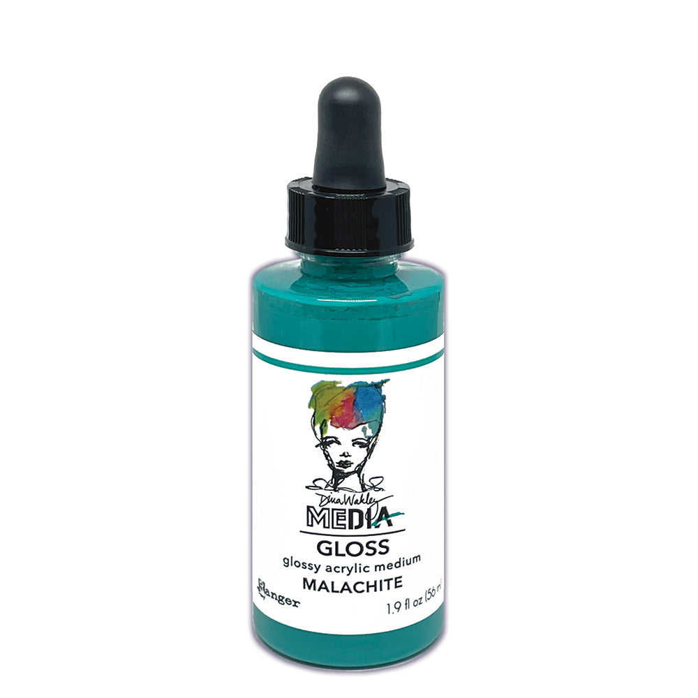 Dina Wakley Ranger Malachite Media Gloss Dropper mdo86963