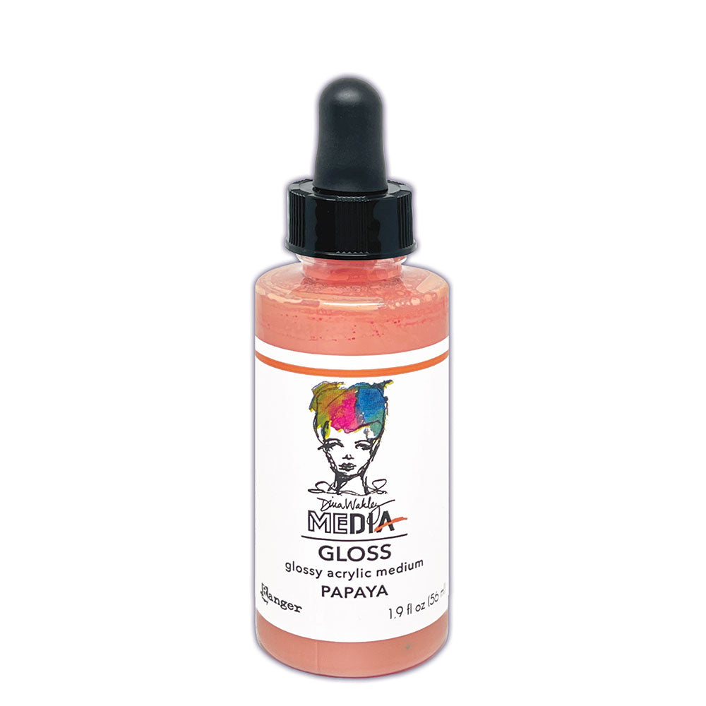 Dina Wakley Ranger Media Gloss Dropper Bundle Of 6 MDO89315