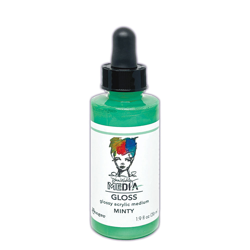 Dina Wakley Ranger Minty Media Gloss Dropper mdo89308