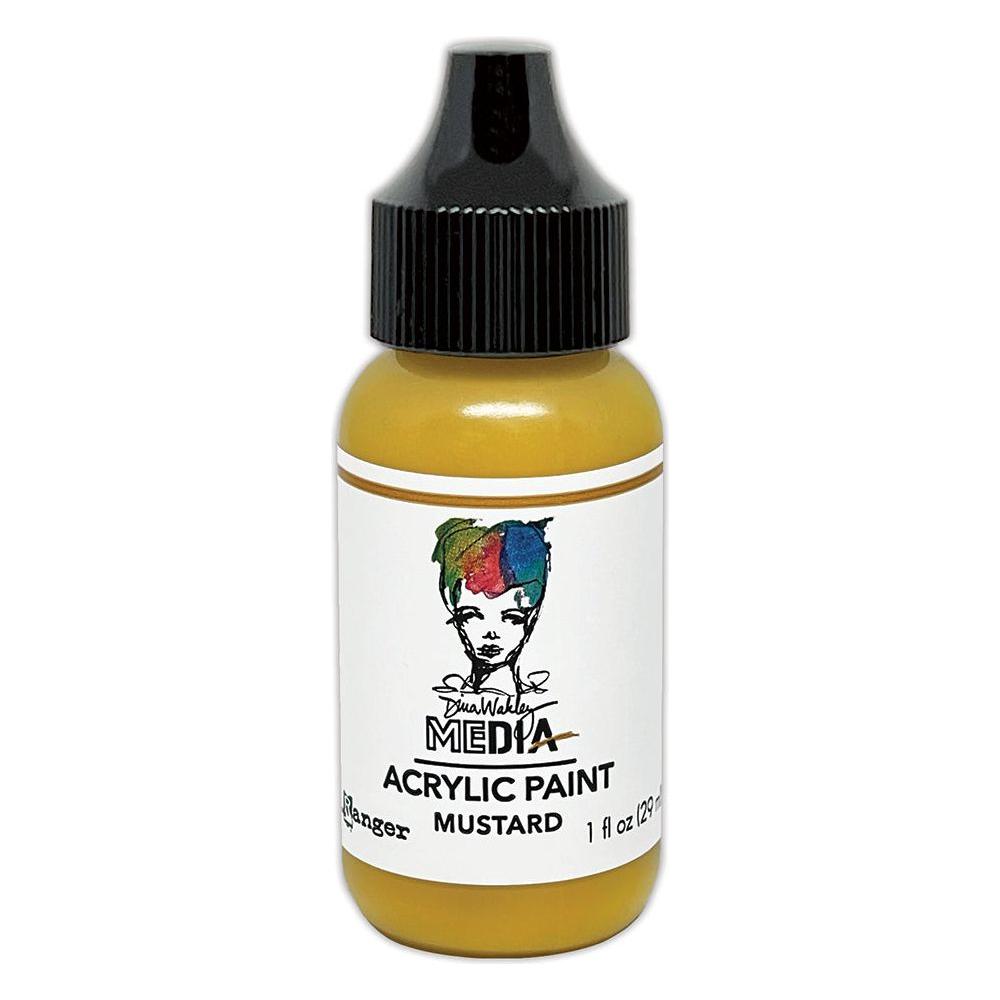 Dina Wakley Ranger Mustard 1oz Media Acrylic Paint mdq85515