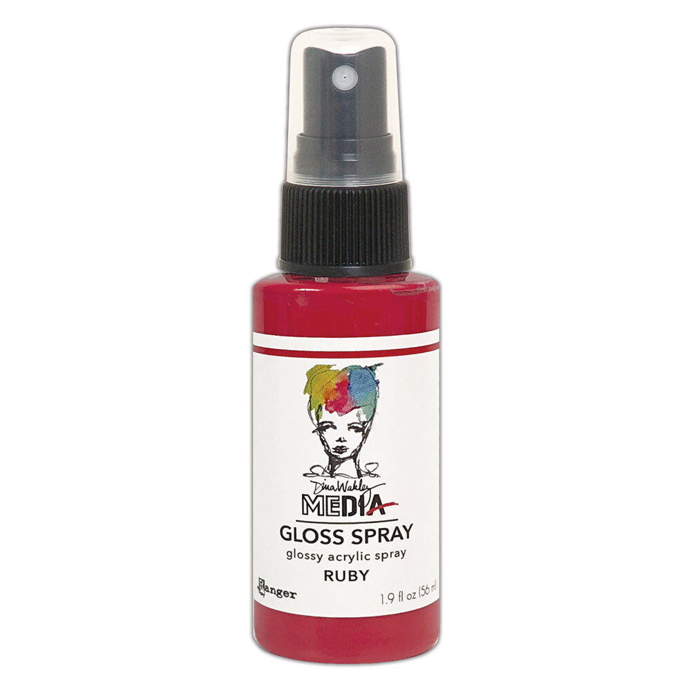 Dina Wakley Ranger Ruby Media Gloss Spray mdo73758