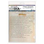 Dina Wakley Ranger Set 2 Typed MEdia Ledgers mda79040