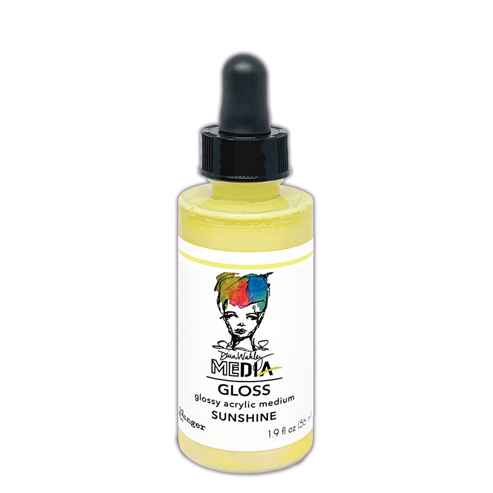 Dina Wakley Ranger Sunshine Media Gloss Dropper mdo89322
