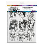 Dina Wakley Tinies Set 2 Media Transparencies Ranger mda82644