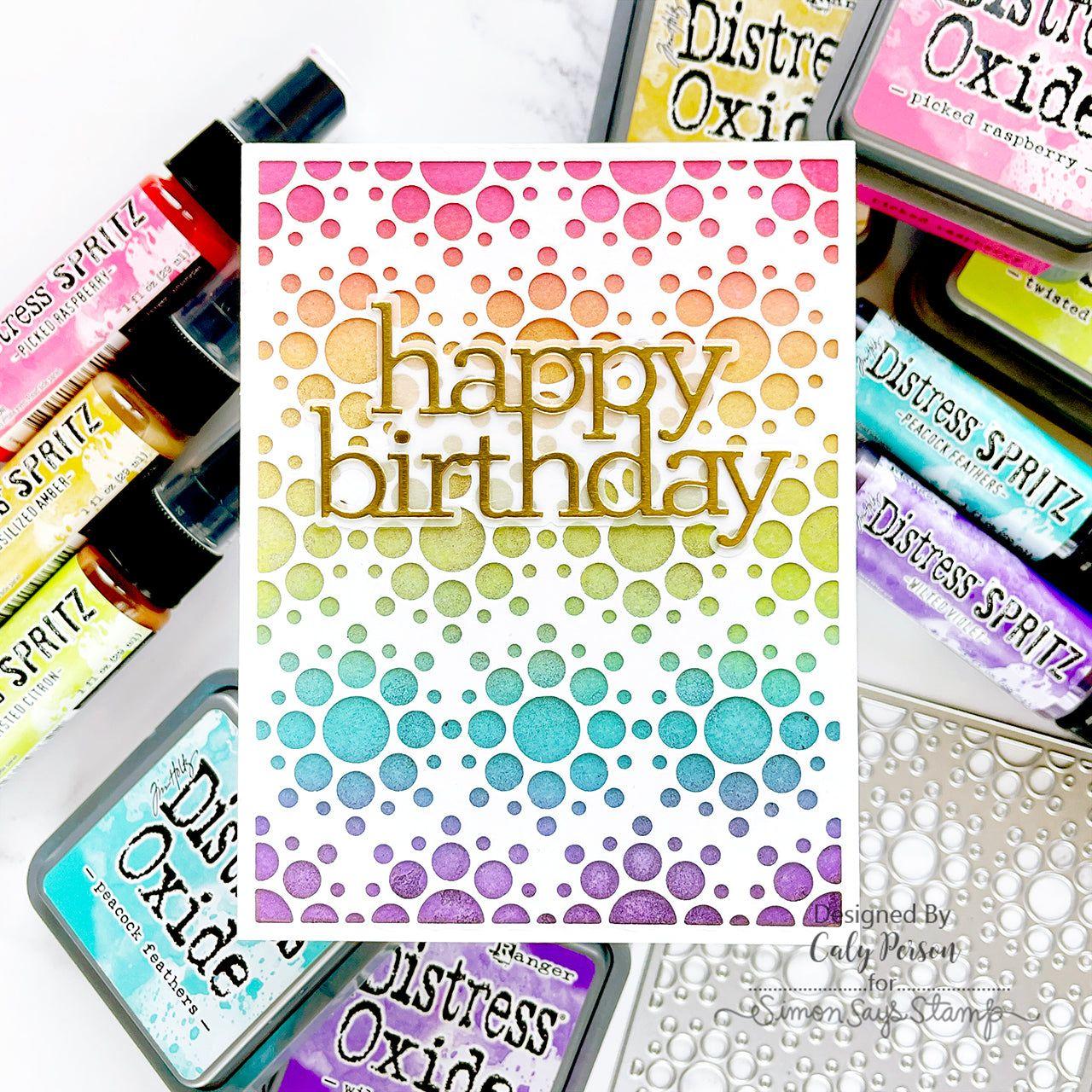 Tim Holtz Spiced Marmalade Distress Spritz tdu86475 Caly Person Card | color-code:ALT04