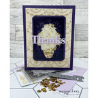 Simon Says Stamp Distressed Parisian Frame Wafer Dies 1292sdc Thanks Card