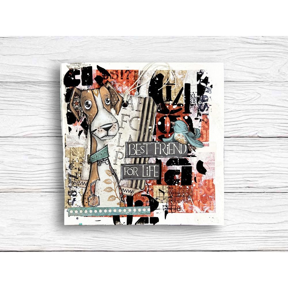 Stamperia Furry Friends Junk Journal sbjk07