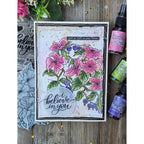 Simon Says Cling Stamp Dogwood Bleeding Heart sss102711 Out Of This World
