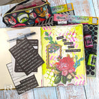Ranger Dylusions Creative Dyary Glue Sticks Dyan Reaveley 3 Pack dye58601 Snarky Journal Page | color-code:ALT03