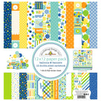 Doodlebug Balloons and Banners 12x12 Inch Paper Pack 9222