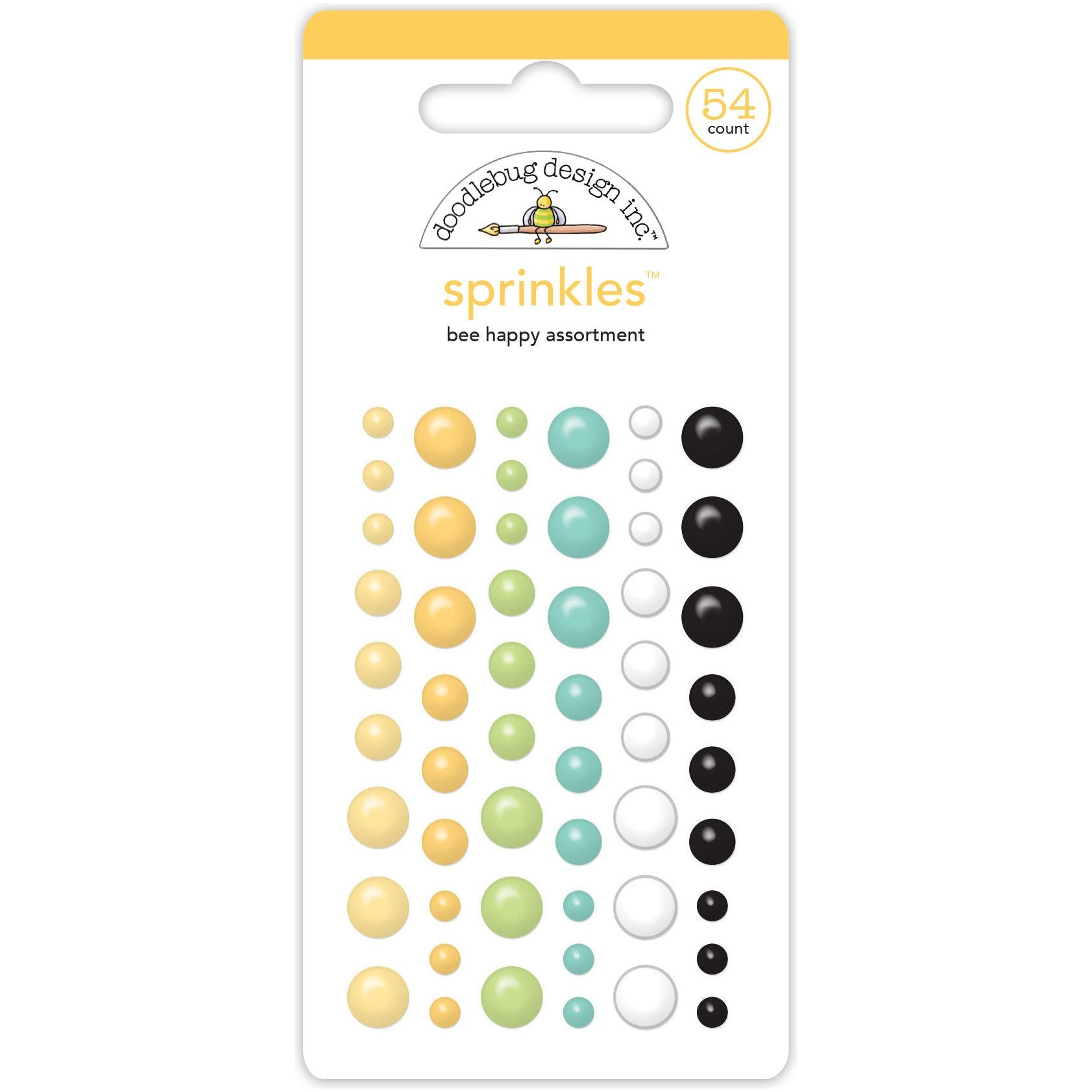 Doodlebug Bee Happy Assortment Sprinkles 8826